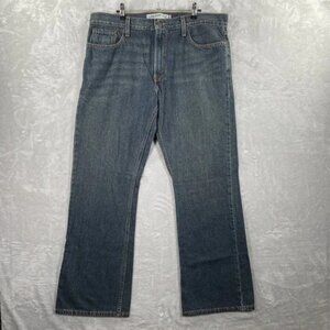 Levi's 527 Jeans men's 37x31 Low Bootcut Blue Denim Pockets Bootleg Mid Rise